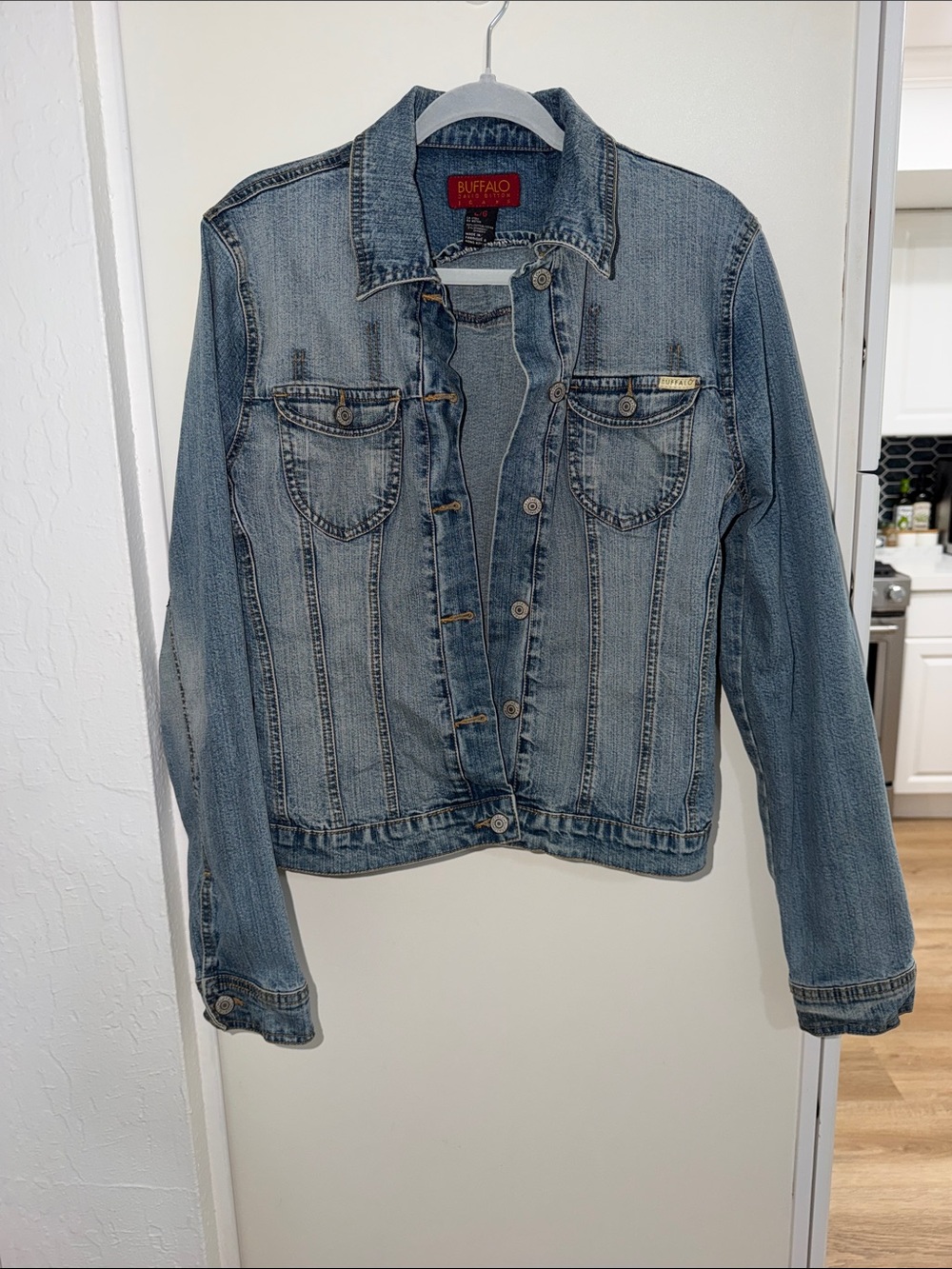 Buffalo David Bitton Light Blue Denim Jacket - Women | L